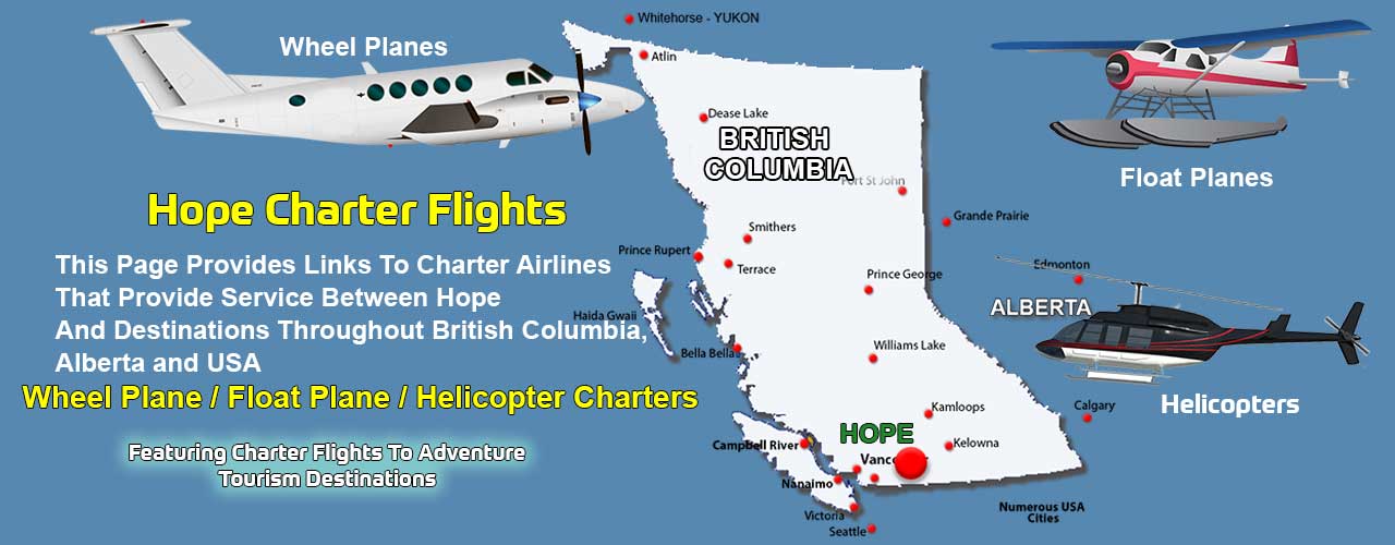 Hope BC Charter Flights